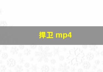 捍卫 mp4